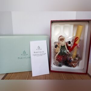 PartyLite "Checking His List" Tealight Holder